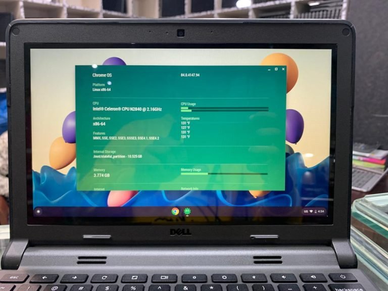 Dell Chromebook 11 P22T Touch Screen N2830 4GB RAM 32GB SSD Chrome OS Grade A