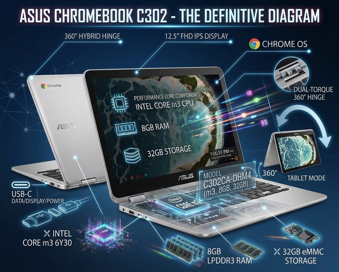 Asus Chromebook C302