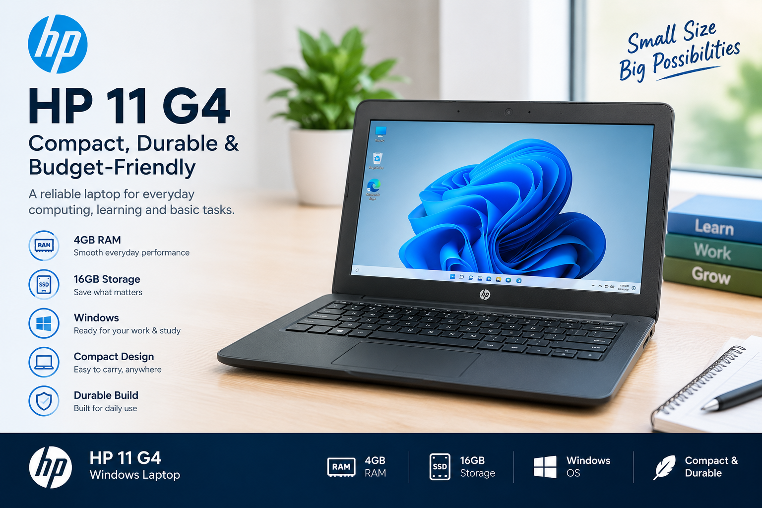 HP 11 G4 Windows Laptop
